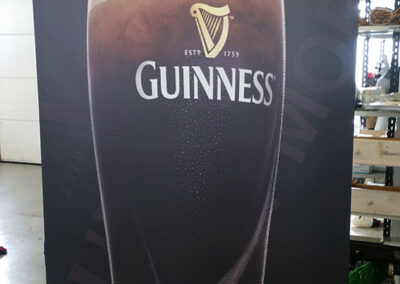 Prentun á Rollup fyrir Guinness