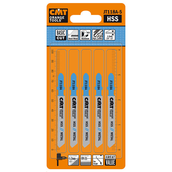 Stingsagarblöð 5st basic cut f. 1-3mm - Image 3