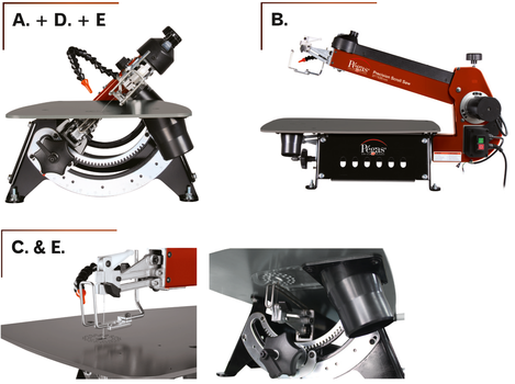 Pégas tifsög 16" 305x470 hals 406 EV5 - Image 2
