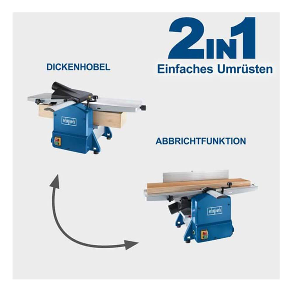 Afréttari og þykktarhefill HMS1070 - Image 2